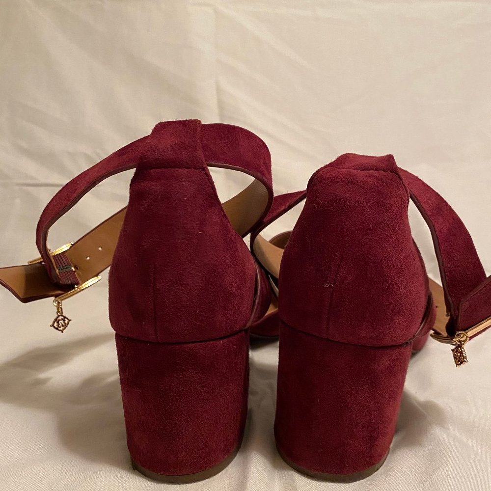 Maroon Low Heels - Picture 3 of 5